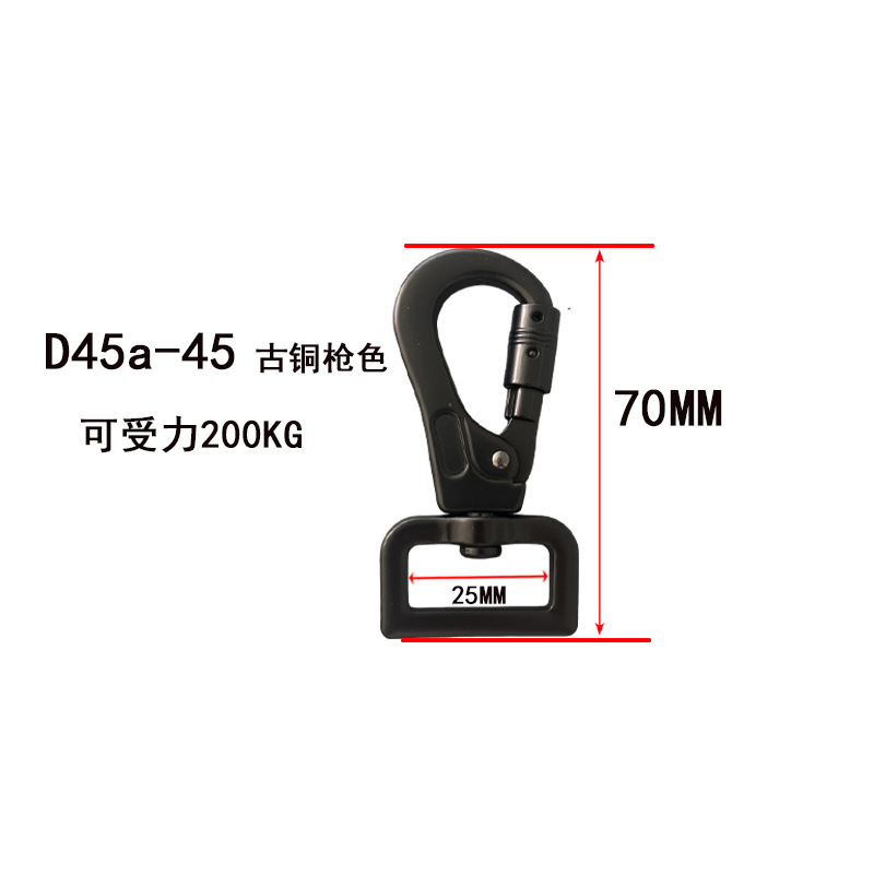 Fabricante de aleación de zinc cuerda de tracción gancho de mascotas en stock suministro de mascotas gancho accesorios de cadena gancho