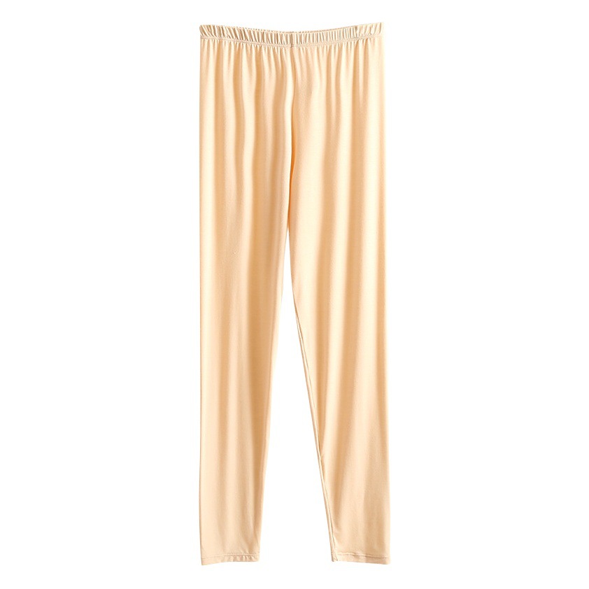 Modal long Johns desgaste interior de las mujeres delgadas culturismo algodón stretch pantalones más tamaño deportes yoga calzoncillos calientes bottoming