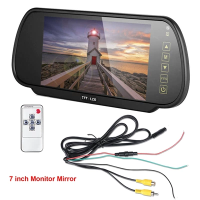 Vehicle camera – Fiat Citroen RV high-position - 7inch-rearview-mirror-display