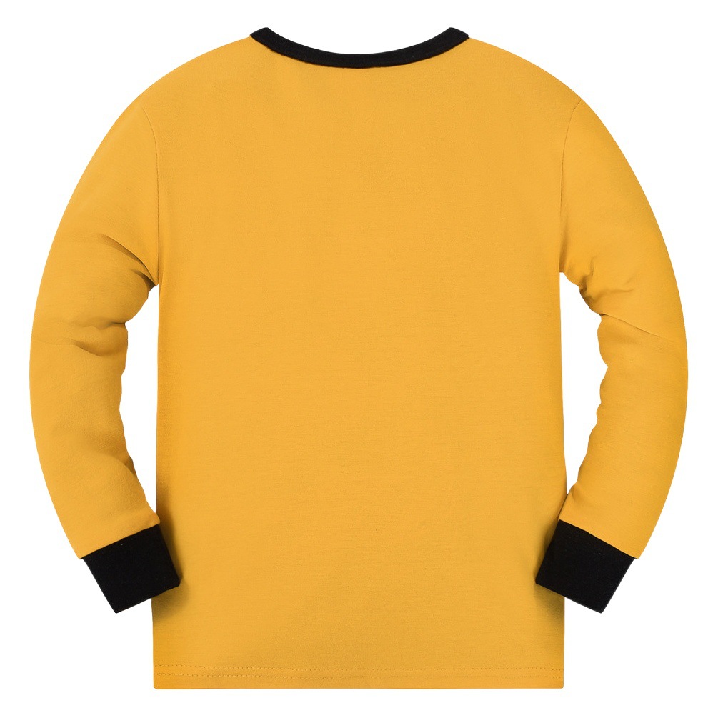 Verano nuevo niño de punto pijama de algodón conjunto de dibujos animados impresos dinosaurios ropa de casa para niños comercio exterior al por mayor