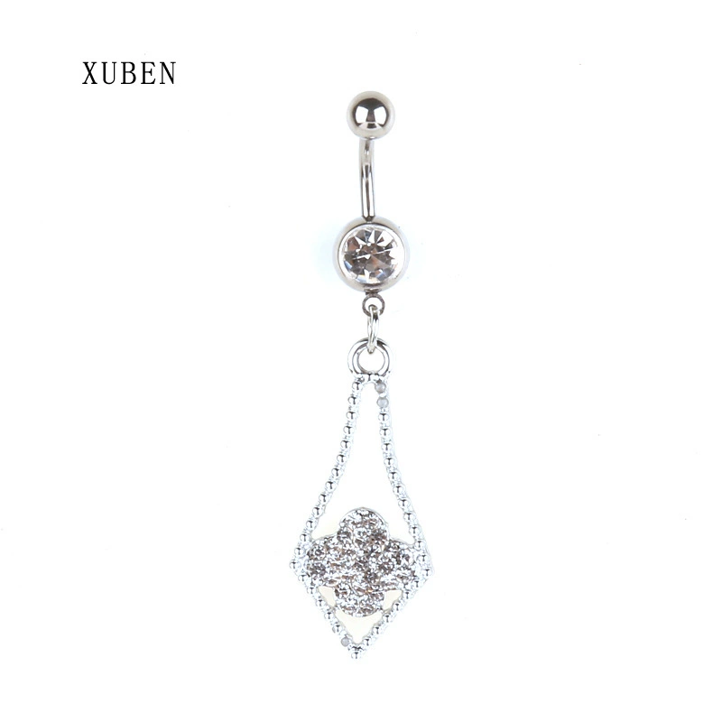 Новое искусство пупок ювелирные изделия из нержавеющей стали пирсинг тела геометрические стразы подвесные аксессуары Трансграничная фабрика прямых продаж