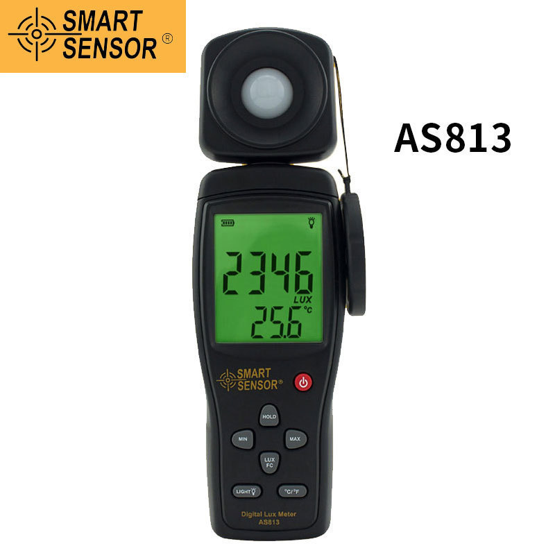 希玛AS823数字照度仪屏幕亮度计流明仪光强计AR813分体式亮度