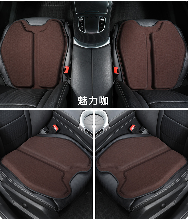 Factory direct new summer ice silk cold gel car seat cushion non-slip breathable cool mat home office seat cushion