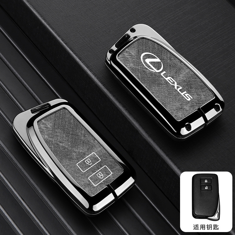 모델 B 2버튼 데님 패턴 [건쉘 그레이 가죽] 싱글쉘