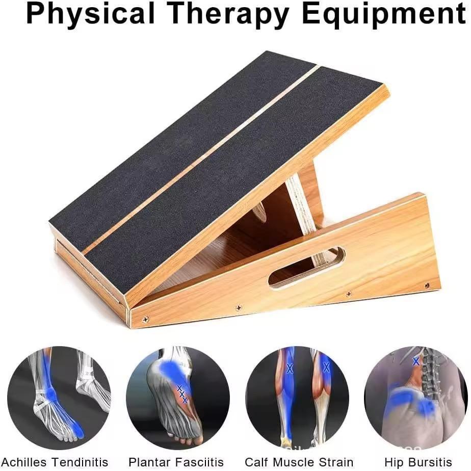 Wooden Foot Pedal, Adjustable Balance Board, Home Fitness Equipment, Solid Wood Stretching Board, Calf Stretching Board, Inclined Board