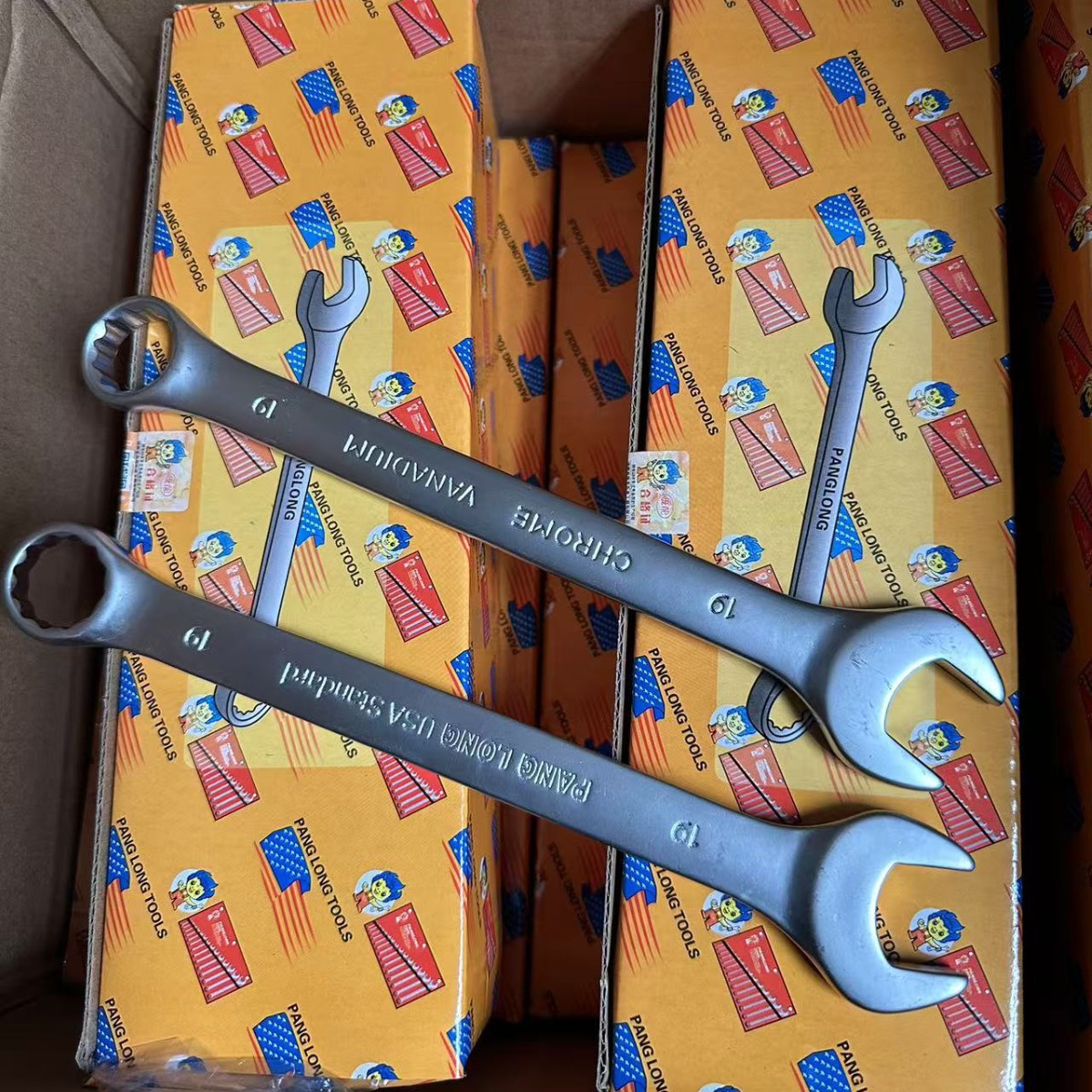 Juego de llaves de doble propósito de níquel perlado, llave de doble cabezal tenedor, juego completo de placas de reparación de automóviles, herramientas manuales, placas de hardware