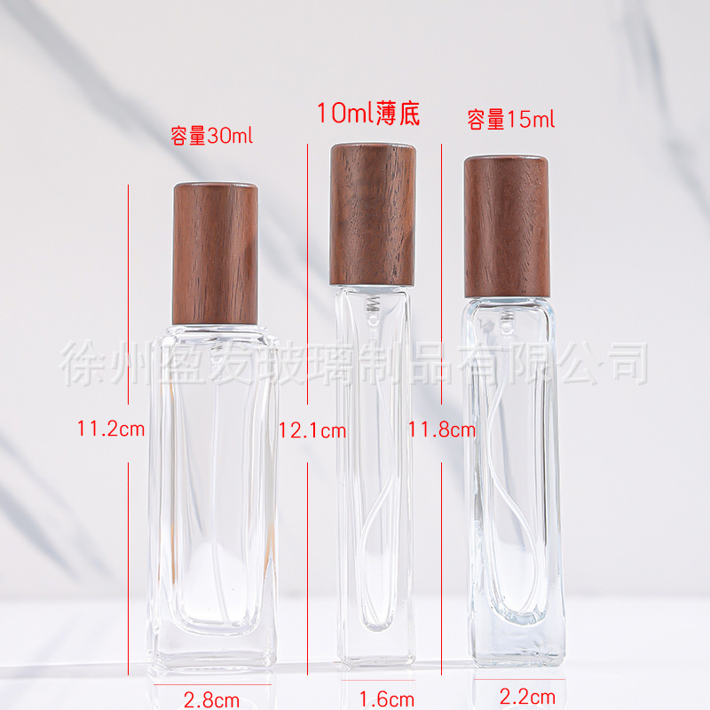 卸売り3ml 5ml 10ml 15ml 30ml香水瓶角形香水分注瓶旅行携帯ガラススプレー瓶|undefined
