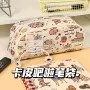 大容量学生小红爆款文具袋