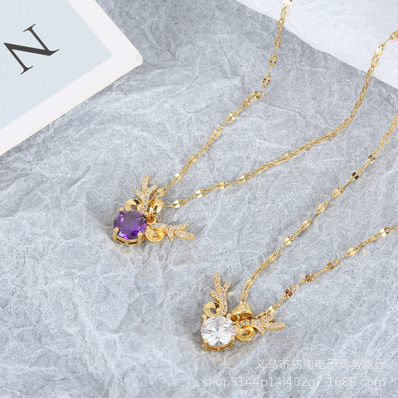 Fashionable universal necklace stainless steel