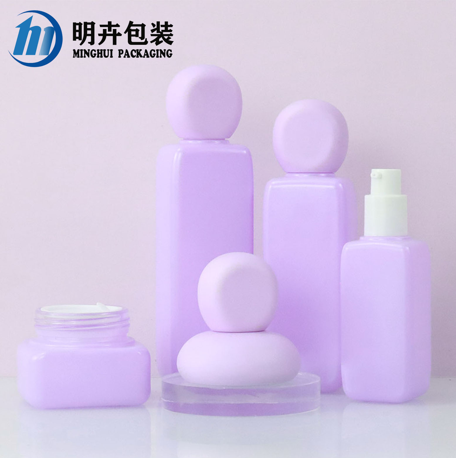 明卉包材精华瓶40ML水乳瓶化妆品原液瓶子 原液玻璃滴管瓶