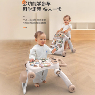 Cross-border Baby Hand Push Toddler Toy Baby Anti-rollover Multifunctional Early Education Assistant Walking Toddler New