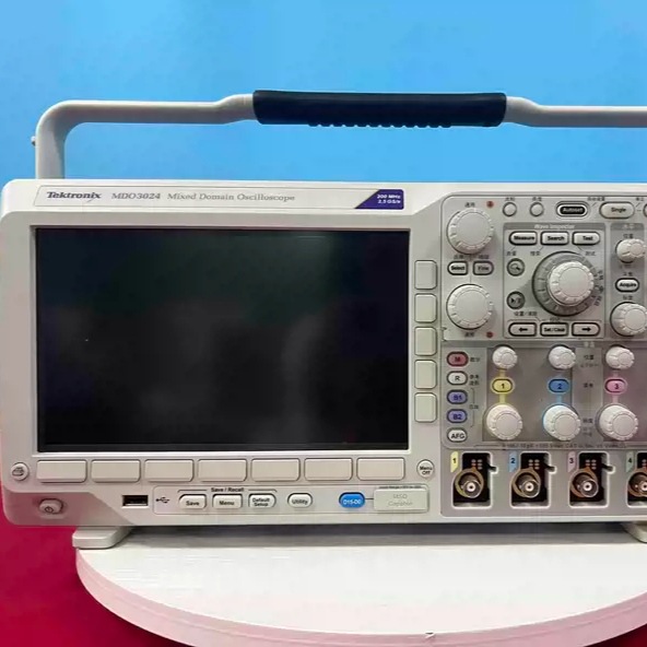 新款Tektronix泰克MDO3024 多功能6合1混合域示波器200M4通道