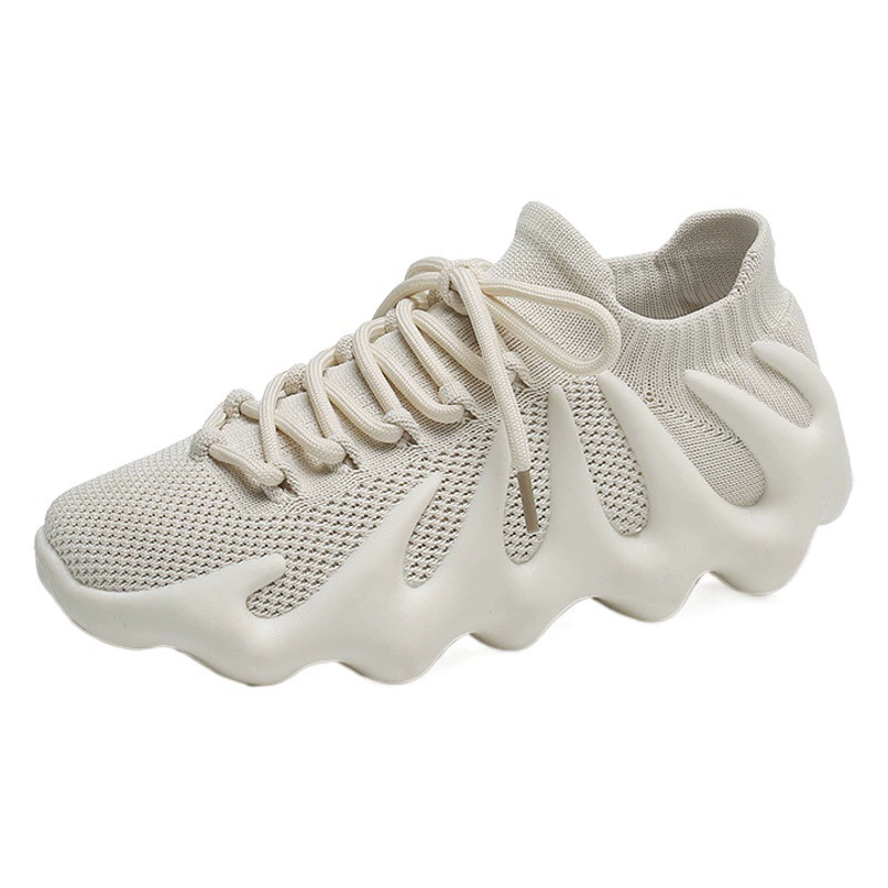 Кроссовки Flyknit Coconut для пар, женские летние дышащие повседневные кроссовки для бега 2025 года, мужские кроссовки-носки Volcano, коллекция серии 450