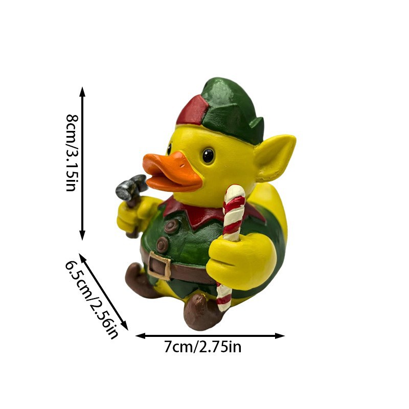 Nuevo producto transfronterizo, Pato Vegetal de Diseño Peculiar, Artesanía de Resina de Pato Vegetariano