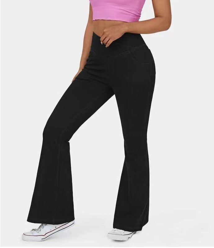 2023アマゾンのカウボーイのトランペットのクロスボーダーの尻を持つ欧米の女性のトランペットのズボン|undefined
