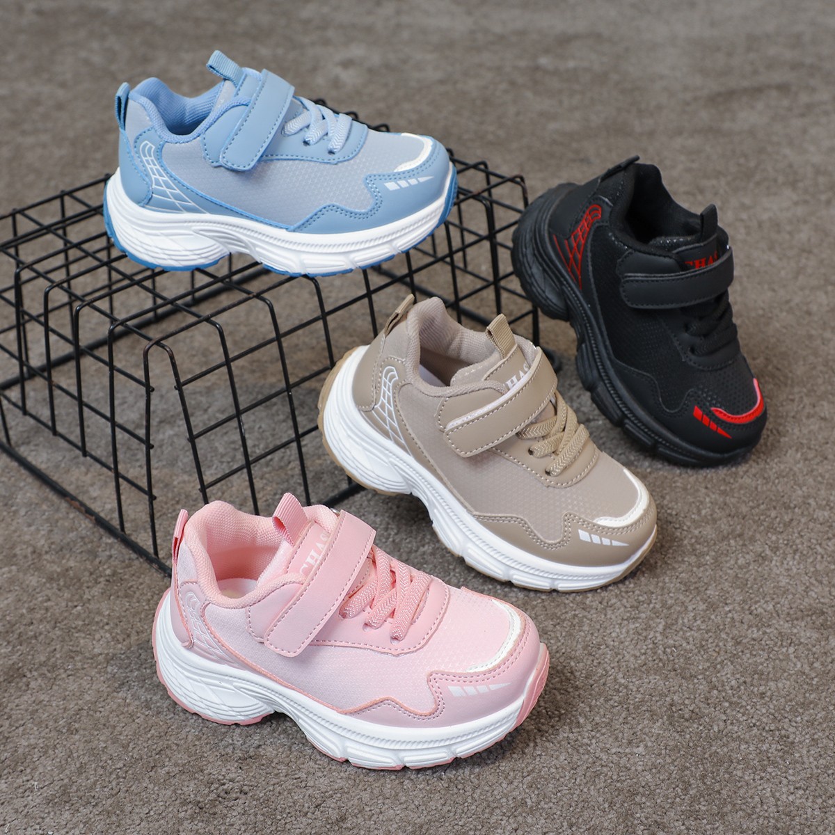 Children's sneaker Breathable Wear-resistant Girls' Torre Shoes Boys Running Shoes Students Tire Shoes Children's Casual Shoes