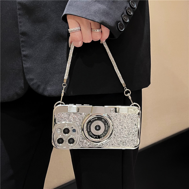 Cuerda de mano plata brillo cámara yyt