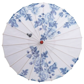 青花瓷舞蹈伞六一儿童表演古典舞蹈伞演出道具走秀古风装饰工艺伞