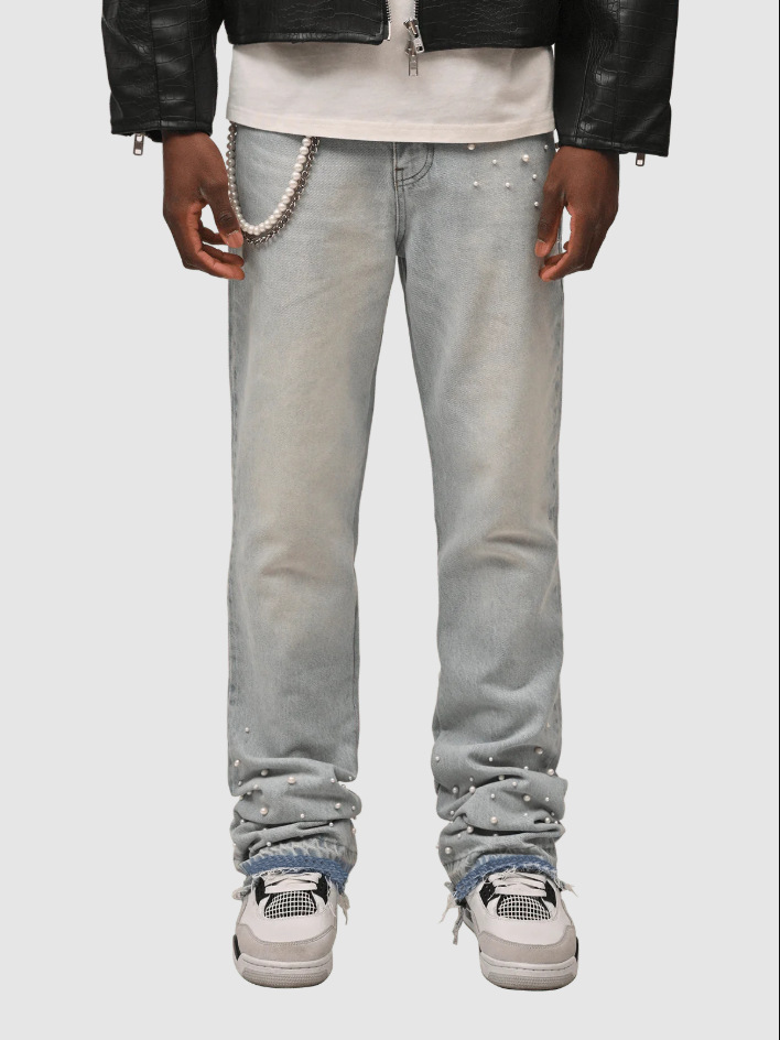 Herren Jeans Mit Geradem Bein Und Modernem Stretch Material_voghion.com