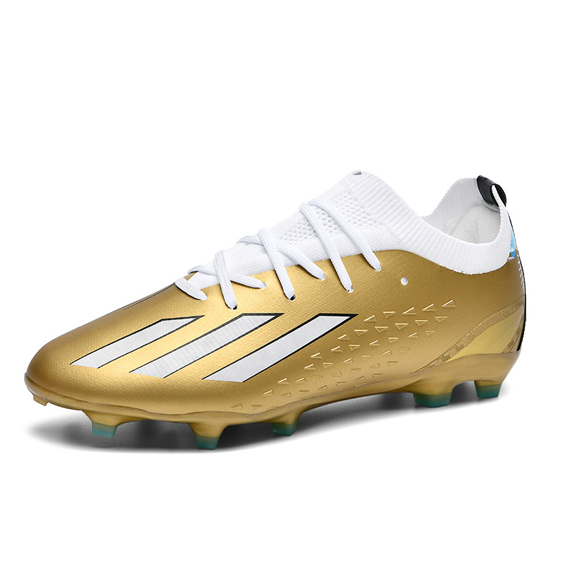 Zapatos de fútbol transfronterizos de tamaño grande para hombres, zapatos de entrenamiento para estudiantes de secundaria, zapatos de entrenamiento de césped artificial, zapatos de entrenamiento de clavos