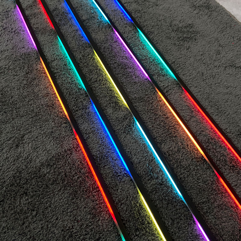 Foreign trade car atmosphere lamp car atmosphere lamp non-breaking acrylic LED magic color dynamic invisible atmosphere lamp
