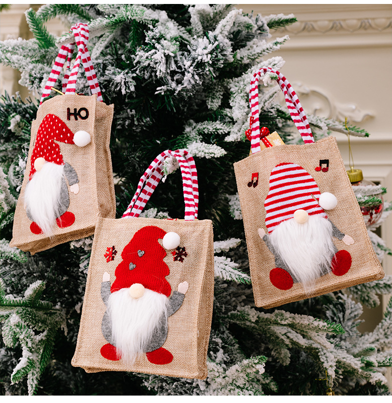 Christmas Retro Rudolf Nonwoven Polyester Party Gift Wrapping Supplies display picture 4