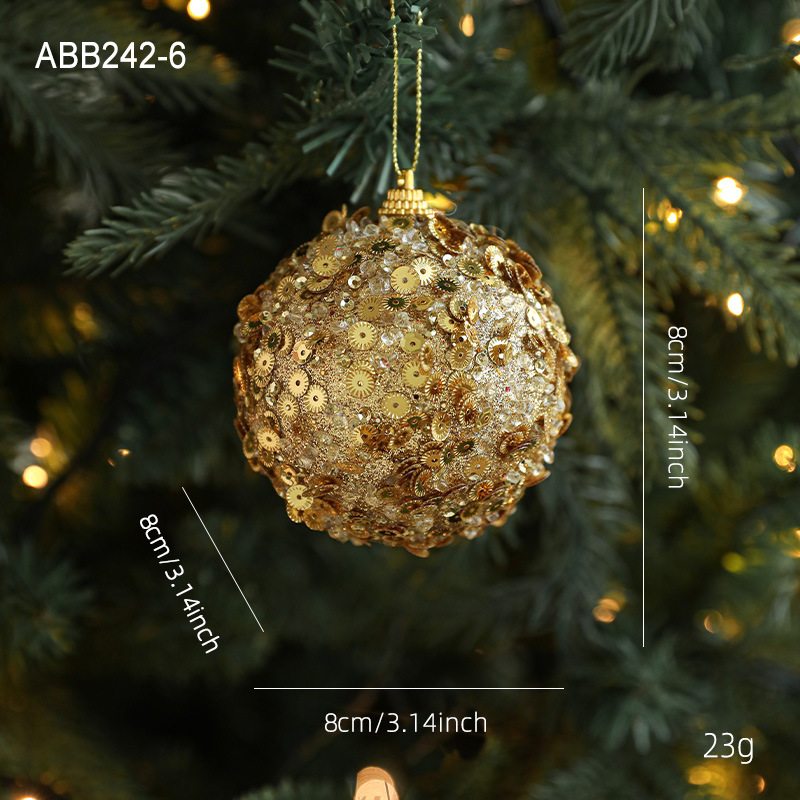 8CM Bolas de Navidad F Modelo