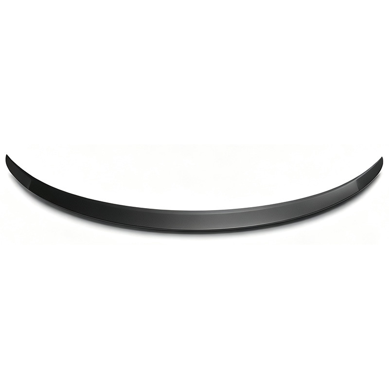 Cross-border bestseller suitable for Tesla model car rear spoiler, black carbon fiber pattern thickened fixed wind wing modification accessory
