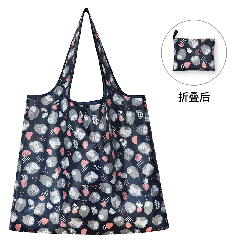 Bolsa de compras plegable grande para viaje, bolsa de supermercado ecológica, bolsa de almacenamiento portátil, bolsa portátil de gran capacidad image 21