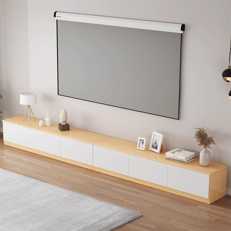 Gabinete de TV sala de estar Hogar Moderno minimalista 2024 nueva mesa de piso pequeño apartamento nórdico estilo de registro gabinete de TV