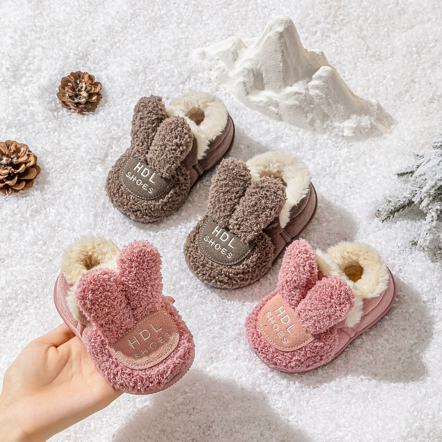 Bramilller 2023 зимние хлопковые ботинки женские теплые ботинки детские ботинки