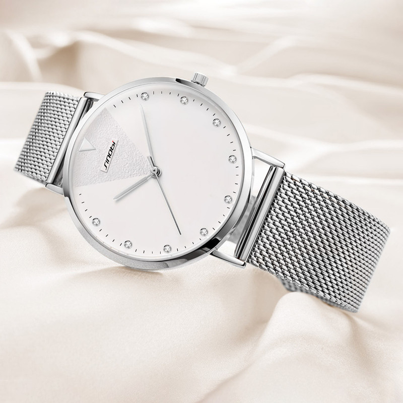 Sinobi Watch Light Luxury Simple High-end Watch Milan Waterproof Quartz Watch Cross-border Foreign Trade Women's Watch
