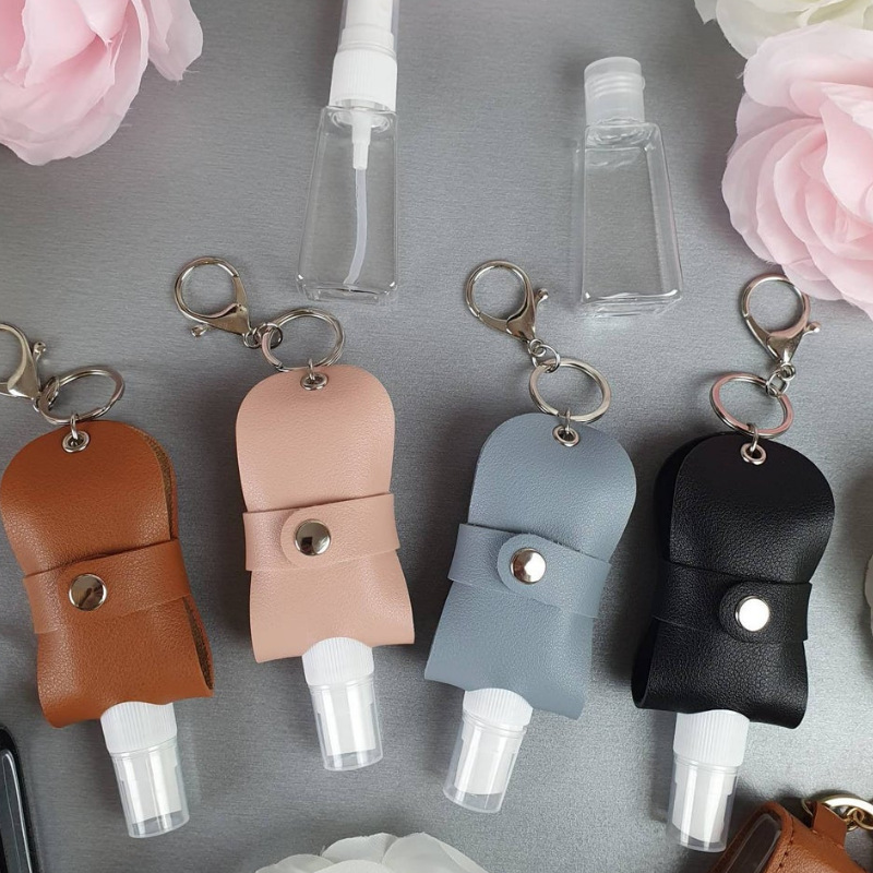 洗手液瓶套喷雾瓶香水瓶套户外便携消毒液瓶套钥匙扣挂件