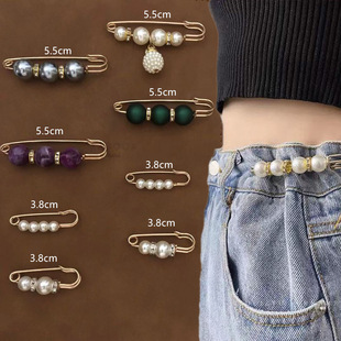 Anti-exposure metal buckle brooch jewelry metal pin fixed PIN anti-exposure brooch waist metal pin