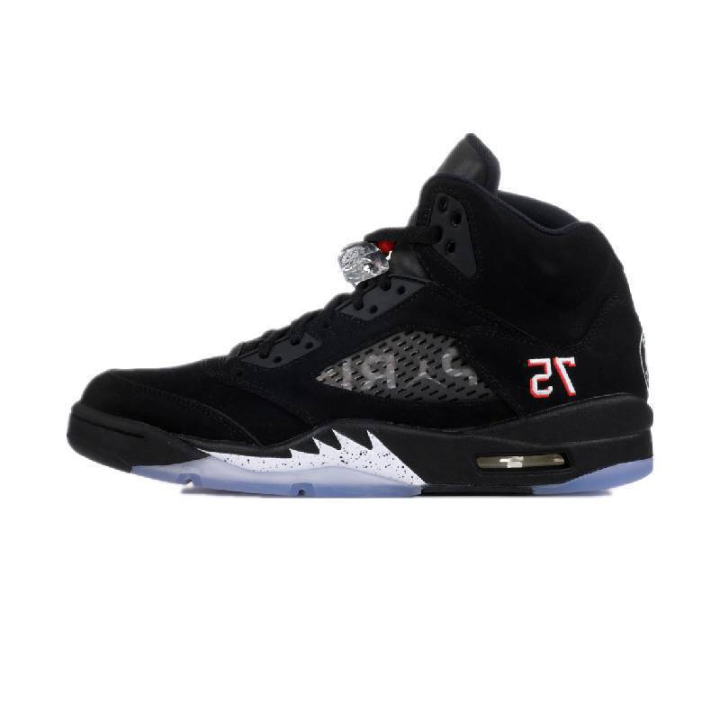Putian Shoe Factory Aj5 Oreo University Blue Rukawa Maple Racing Blue Joe 5 Men's and Women's Shoes Air-Cushioned Basketball Shoes Cross-Border