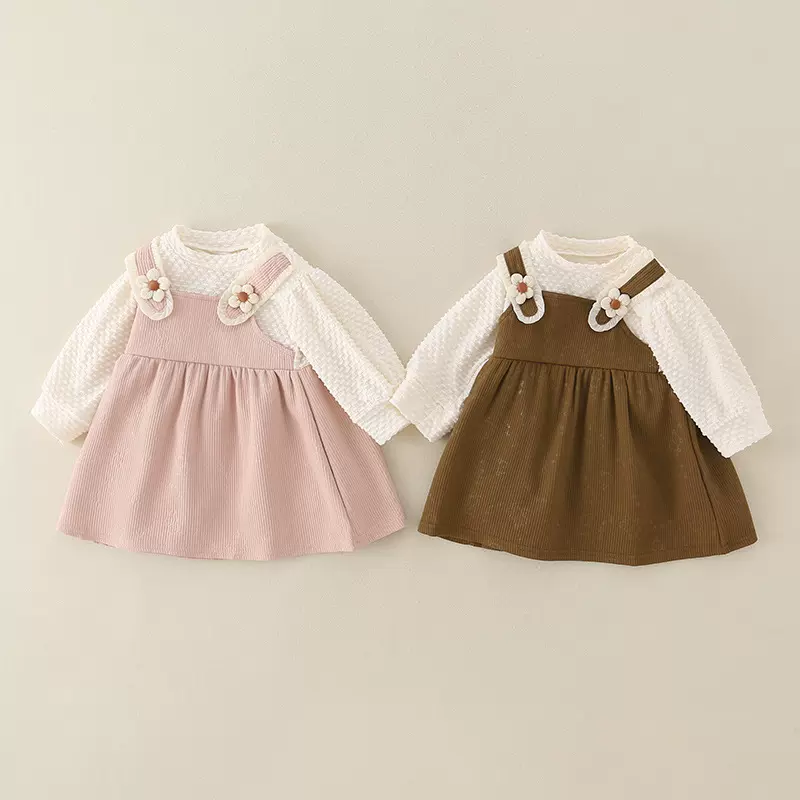 2025秋季新款a类婴儿女宝宝公主裙小童可爱连衣裙儿童秋装衣服