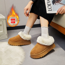 2025�궬����Ůͯ����ѥ��Ь���ⷭ�b�ɫ�ů�Ӻ�ѩ��ѥ