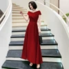 Burgundy, long