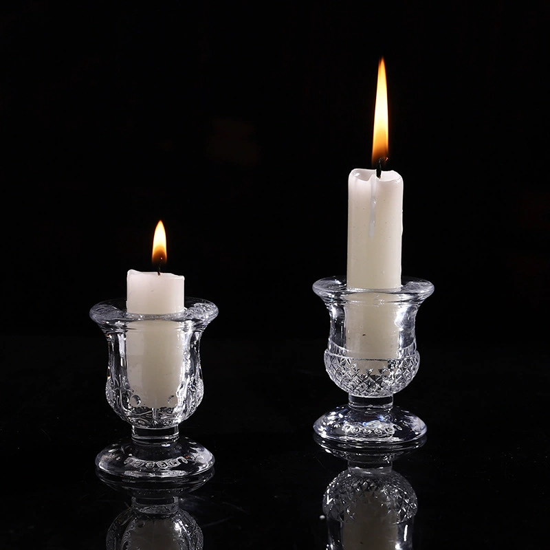Простая, легкая и роскошная прозрачная хрустальная стеклянная подставка для свечи для дома и ресторана, особая подставка для свечи для фотосессий, реквизит для съемок и украшения