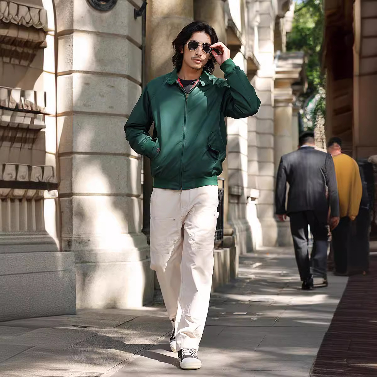 OKONKWO Harrlington chaqueta estrella mismo estilo collar Harrington G9 chaqueta clásico ABB