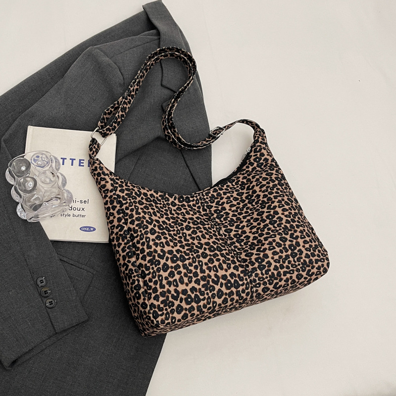 Borsa a spalla donna stampa leopardo borsa a tracolla versatile_voghion.com