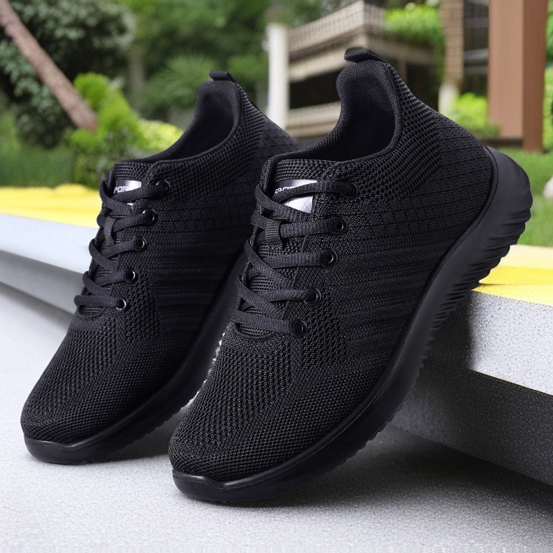 Zapatos de hombre verano nuevo estilo pies transpirables y sin olor nuevo estilo zapatos casuales transfronterizos zapatos con cordones delanteros zapatos individuales zapatillas de correr