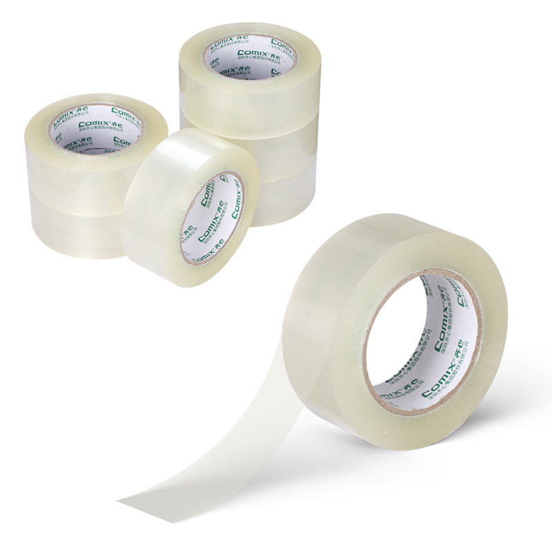 齐心 JP4515-6 封箱胶带 透明 45mm*150y