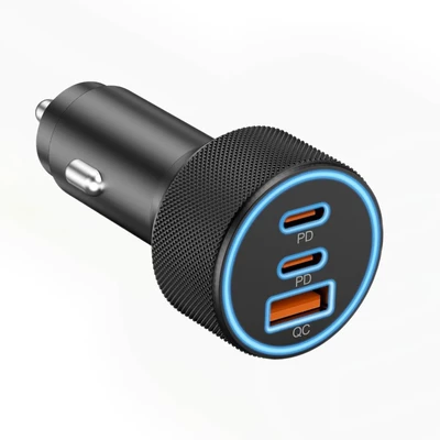 Ərinti Avtomobil Telefon Şarj Cihazı, Dual PD30W QC3.0 Sürətli Doldurma