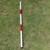 2 meters red and white rod