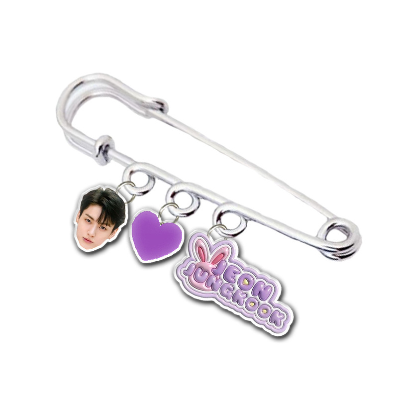 Bulletproof JIMIN JUNGKOOK V SUGA RM JIN JHIPE pin acrylic pendant acrylic