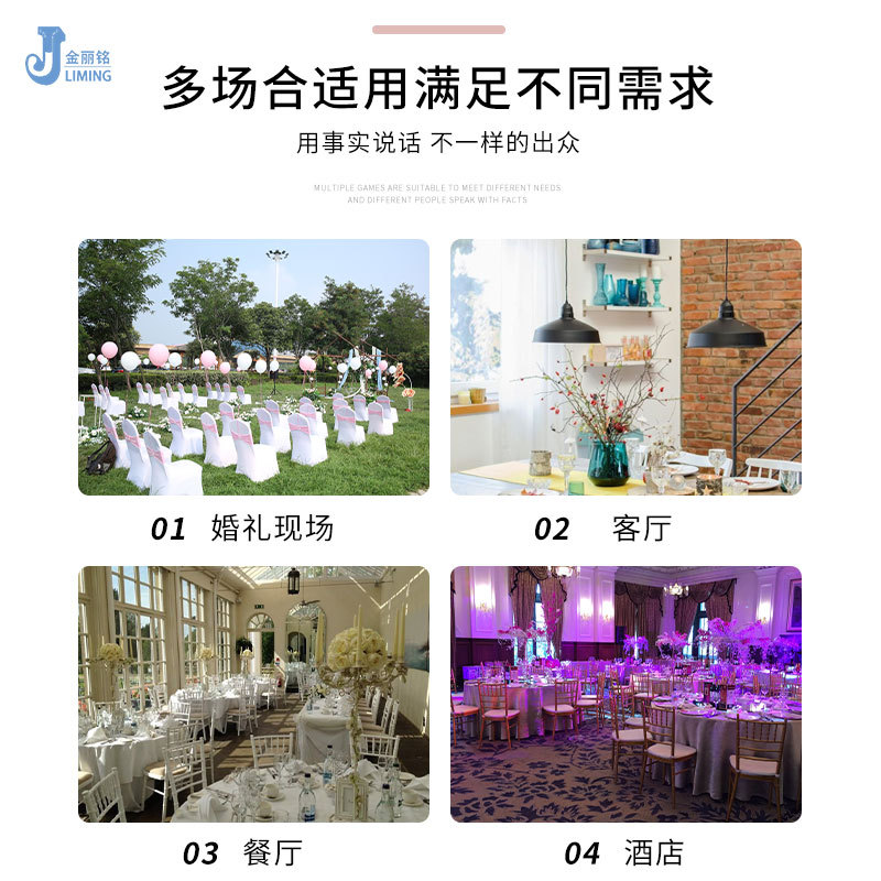 Fábrica al por mayor silla Napoleón Castillo boda Silla de bambú Silla de banquete del hotel Silla de comedor actividad al aire libre silla de la boda