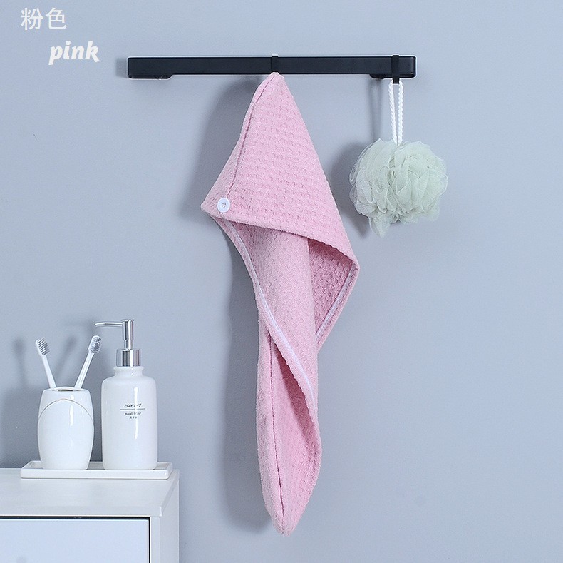 Directamente del fabricante: Gorro absorbente de secado rápido de fibra técnica, no necesita secador, regalo con diseño de gofre._voghion.com