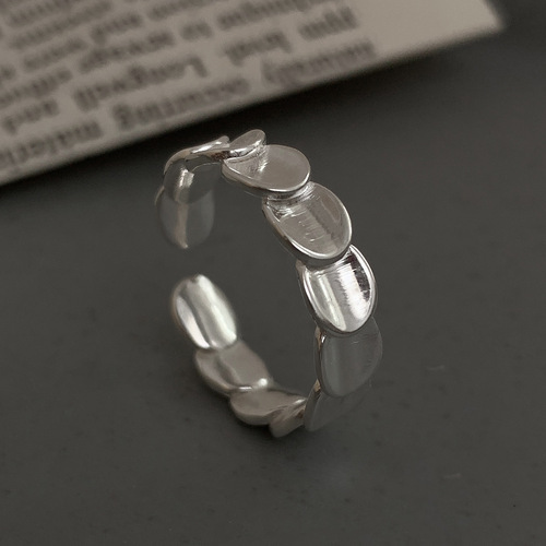 Pure Silver 925 Full Body Fish Scale Open Mouth Ring for Women, Fashionable, Personalized, Ins Trendy, Minority Design, Light Luxury, Cold Style