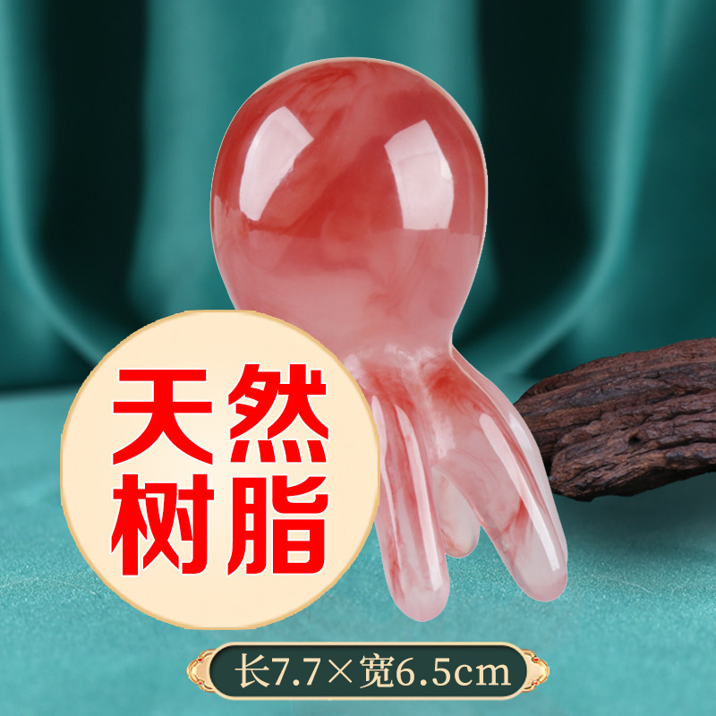 A級金糸緑檀木頭皮マッサージ櫛頭部経絡櫛木櫛大寛歯マッサージ櫛が厚くなった|undefined